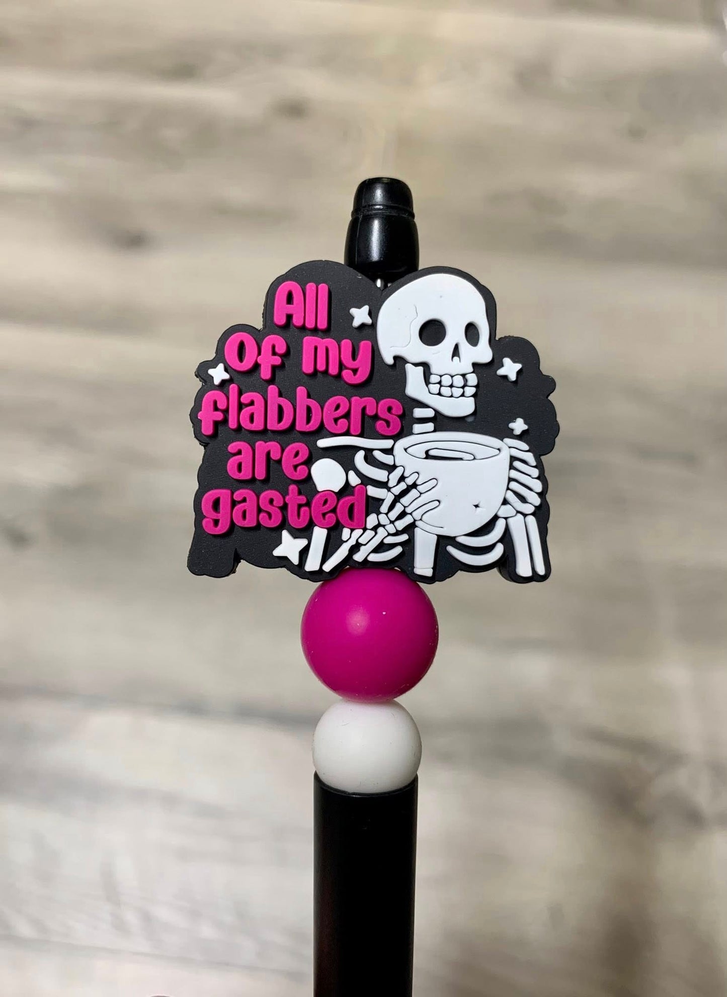 All of my Flabbers are Gasted Pen and Straw with Straw Cover