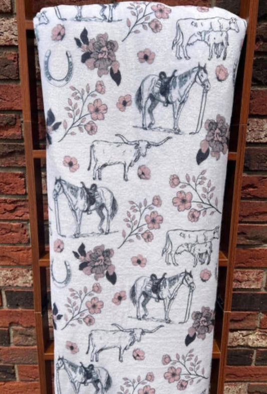 Blanket - Western Floral